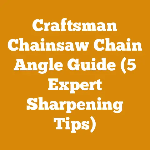 Craftsman Chainsaw Chain Angle Guide (5 Expert Sharpening Tips)