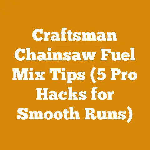 Craftsman Chainsaw Fuel Mix Tips (5 Pro Hacks for Smooth Runs)
