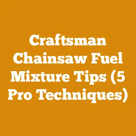 Craftsman Chainsaw Fuel Mixture Tips (5 Pro Techniques)