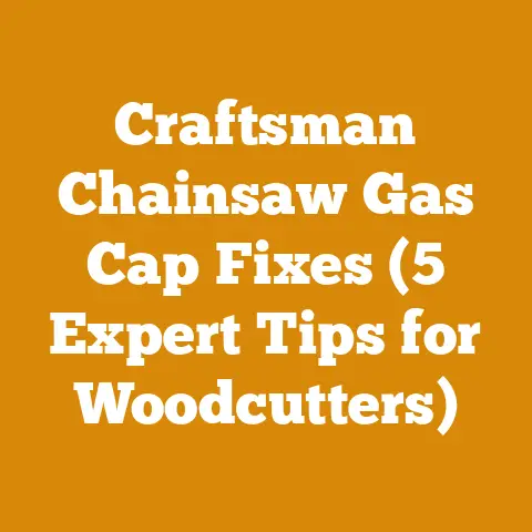 Craftsman Chainsaw Gas Cap Fixes (5 Expert Tips for Woodcutters)