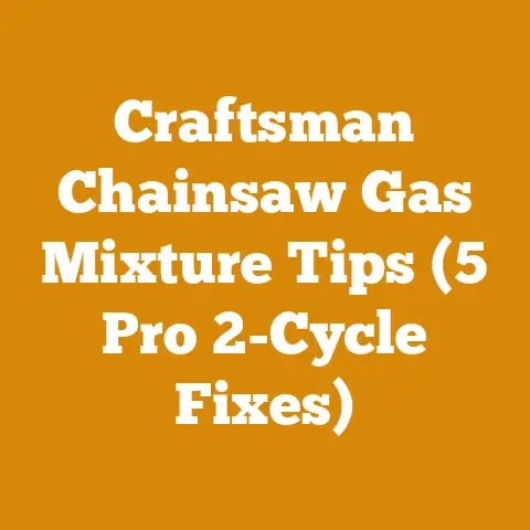 Craftsman Chainsaw Gas Mixture Tips (5 Pro 2-Cycle Fixes)