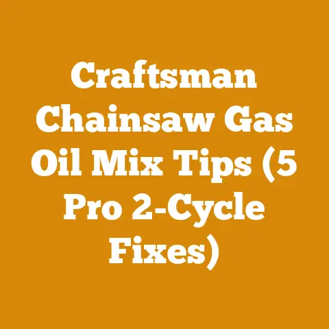 Craftsman Chainsaw Gas Oil Mix Tips (5 Pro 2-Cycle Fixes)