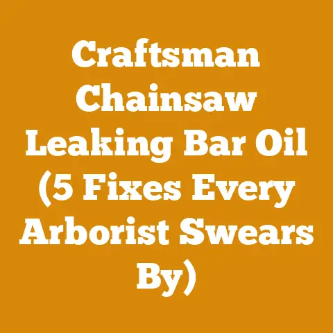 Craftsman Chainsaw Leaking Bar Oil (5 Fixes Every Arborist Swears By)