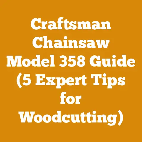 Craftsman Chainsaw Model 358 Guide (5 Expert Tips for Woodcutting)