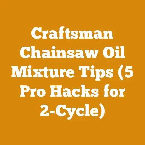 Craftsman Chainsaw Oil Mixture Tips (5 Pro Hacks for 2-Cycle)