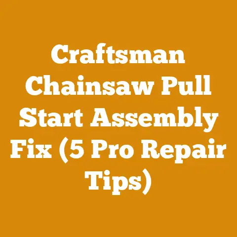 Craftsman Chainsaw Pull Start Assembly Fix (5 Pro Repair Tips)