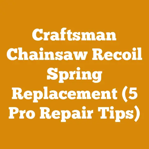 Craftsman Chainsaw Recoil Spring Replacement (5 Pro Repair Tips)