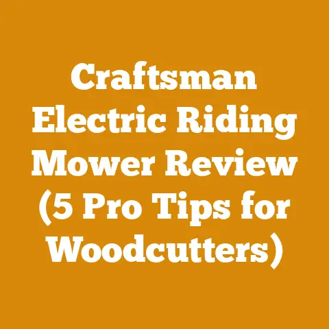 Craftsman Electric Riding Mower Review (5 Pro Tips for Woodcutters)
