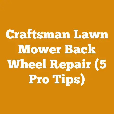 Craftsman Lawn Mower Back Wheel Repair (5 Pro Tips)