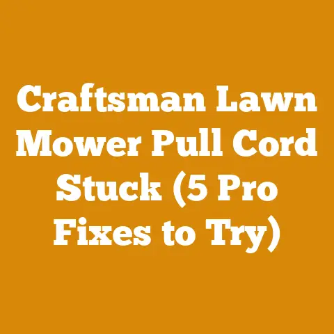 Craftsman Lawn Mower Pull Cord Stuck (5 Pro Fixes to Try)