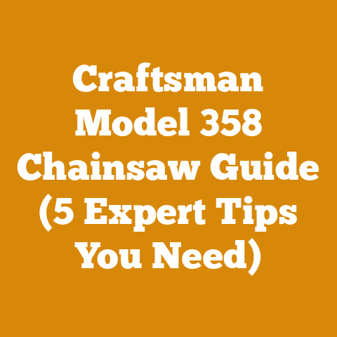 Craftsman Model 358 Chainsaw Guide (5 Expert Tips You Need)