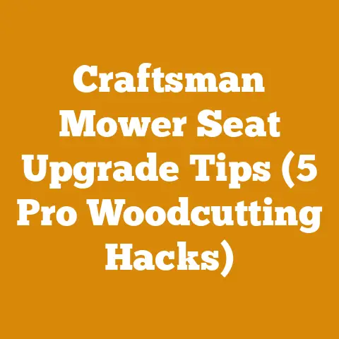 Craftsman Mower Seat Upgrade Tips (5 Pro Woodcutting Hacks)