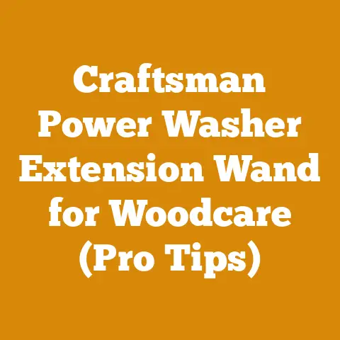 Craftsman Power Washer Extension Wand for Woodcare (Pro Tips)