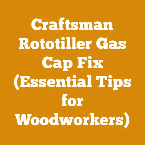 Craftsman Rototiller Gas Cap Fix (Essential Tips for Woodworkers)