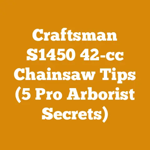 Craftsman S1450 42-cc Chainsaw Tips (5 Pro Arborist Secrets)