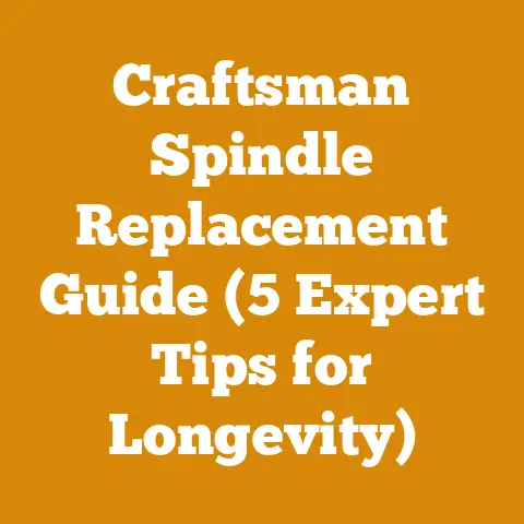Craftsman Spindle Replacement Guide (5 Expert Tips for Longevity)