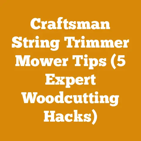 Craftsman String Trimmer Mower Tips (5 Expert Woodcutting Hacks)