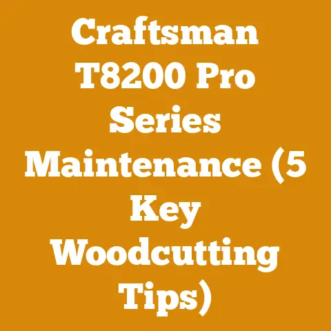Craftsman T8200 Pro Series Maintenance (5 Key Woodcutting Tips)