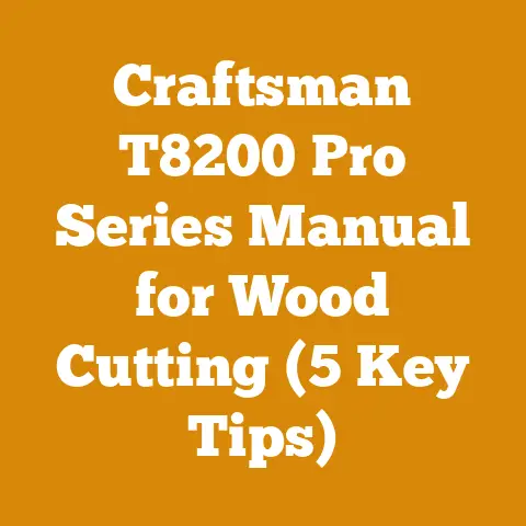 Craftsman T8200 Pro Series Manual for Wood Cutting (5 Key Tips)