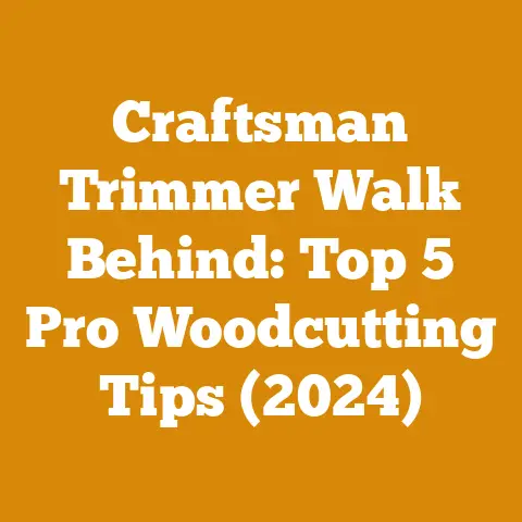 Craftsman Trimmer Walk Behind: Top 5 Pro Woodcutting Tips (2024)