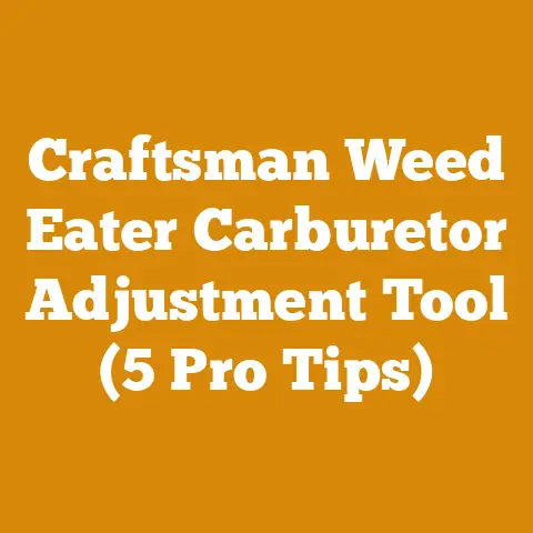 Craftsman Weed Eater Carburetor Adjustment Tool (5 Pro Tips)
