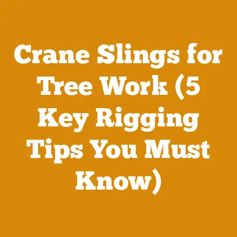 Crane Slings for Tree Work (5 Key Rigging Tips You Must Know)