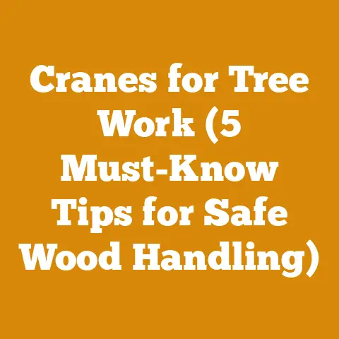 Cranes for Tree Work (5 Must-Know Tips for Safe Wood Handling)