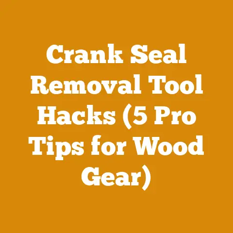 Crank Seal Removal Tool Hacks (5 Pro Tips for Wood Gear)