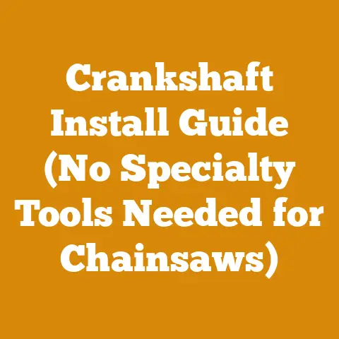 Crankshaft Install Guide (No Specialty Tools Needed for Chainsaws)