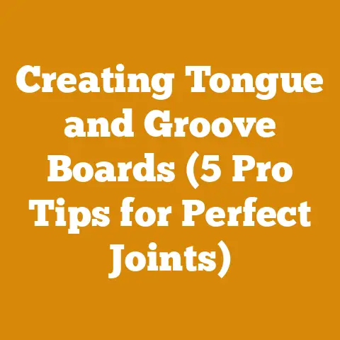 Creating Tongue and Groove Boards (5 Pro Tips for Perfect Joints)