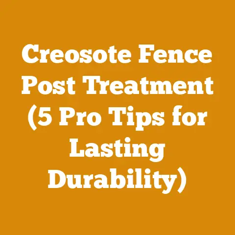 Creosote Fence Post Treatment (5 Pro Tips for Lasting Durability)