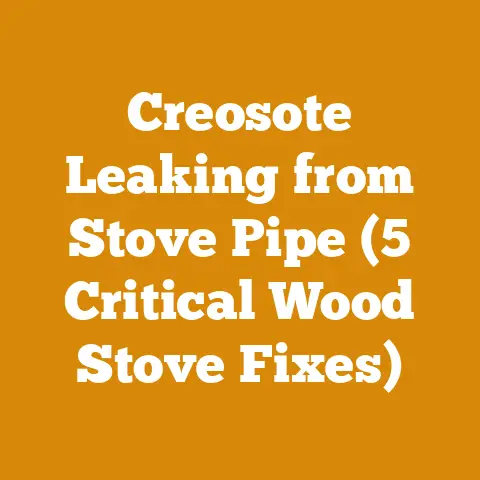 Creosote Leaking from Stove Pipe (5 Critical Wood Stove Fixes)