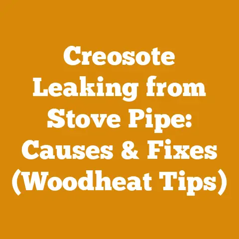 Creosote Leaking from Stove Pipe: Causes & Fixes (Woodheat Tips)
