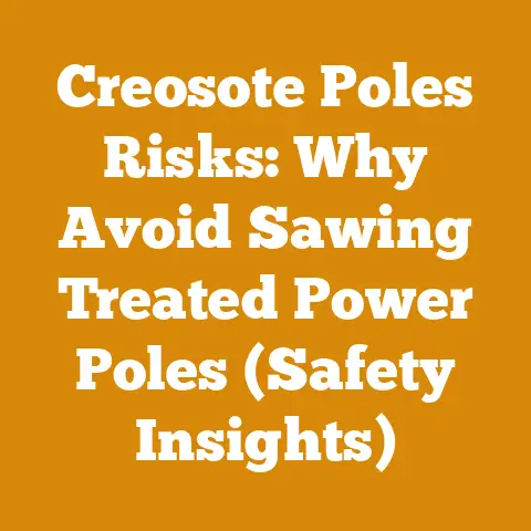 Creosote Poles Risks: Why Avoid Sawing Treated Power Poles (Safety Insights)