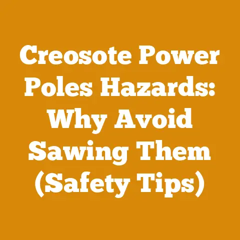 Creosote Power Poles Hazards: Why Avoid Sawing Them (Safety Tips)