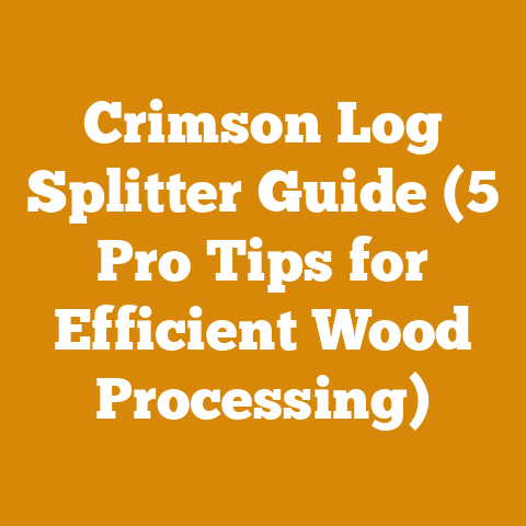 Crimson Log Splitter Guide (5 Pro Tips for Efficient Wood Processing)