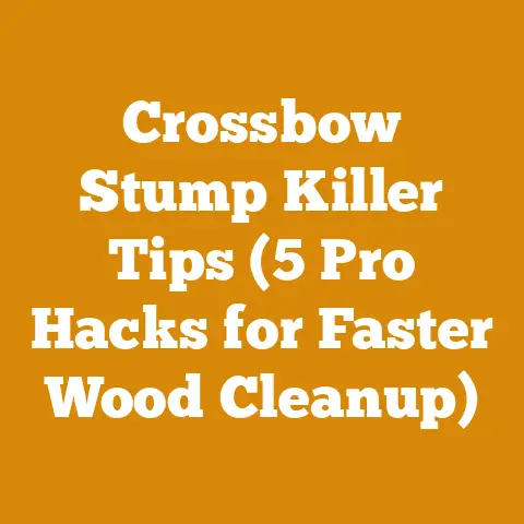 Crossbow Stump Killer Tips (5 Pro Hacks for Faster Wood Cleanup)