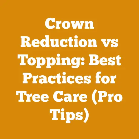 Crown Reduction vs Topping: Best Practices for Tree Care (Pro Tips)
