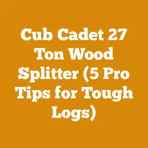 Cub Cadet 27 Ton Wood Splitter (5 Pro Tips for Tough Logs)