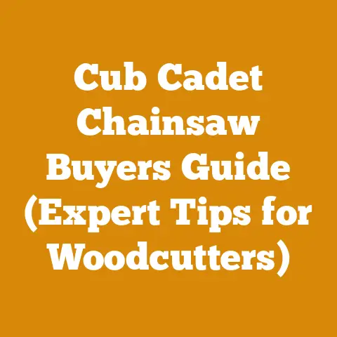 Cub Cadet Chainsaw Buyers Guide (Expert Tips for Woodcutters)