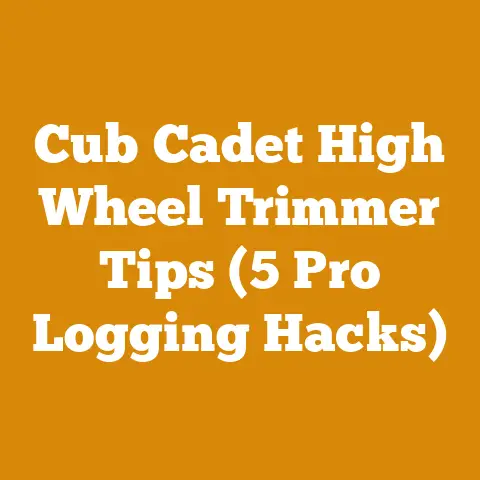 Cub Cadet High Wheel Trimmer Tips (5 Pro Logging Hacks)