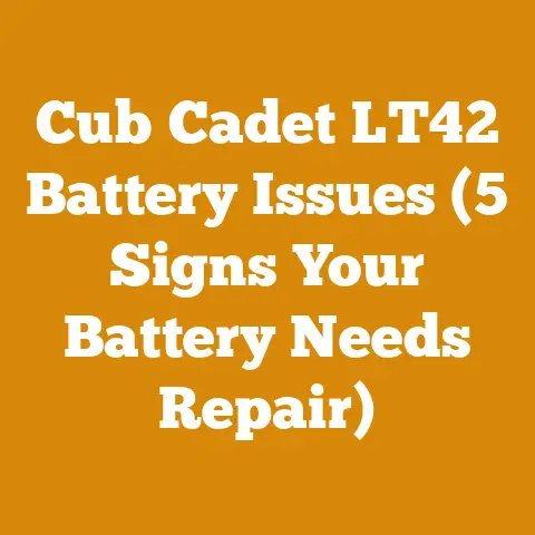 Cub Cadet LT42 Battery Issues (5 Signs Your Battery Needs Repair)