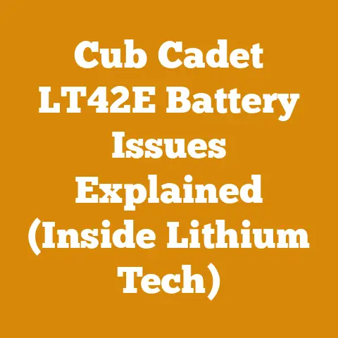 Cub Cadet LT42E Battery Issues Explained (Inside Lithium Tech)
