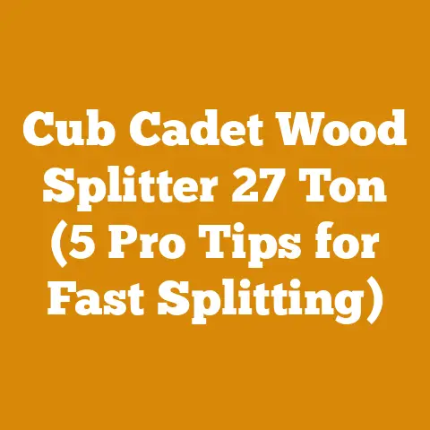 Cub Cadet Wood Splitter 27 Ton (5 Pro Tips for Fast Splitting)