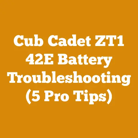 Cub Cadet ZT1 42E Battery Troubleshooting (5 Pro Tips)