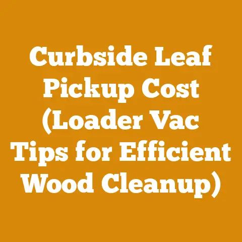 Curbside Leaf Pickup Cost (Loader Vac Tips for Efficient Wood Cleanup)