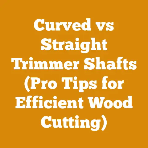 Curved vs Straight Trimmer Shafts (Pro Tips for Efficient Wood Cutting)