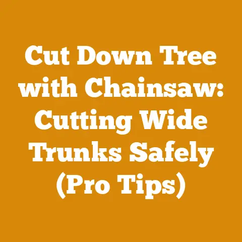 Cut Down Tree with Chainsaw: Cutting Wide Trunks Safely (Pro Tips)