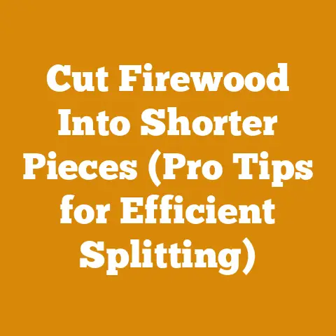Cut Firewood Into Shorter Pieces (Pro Tips for Efficient Splitting)
