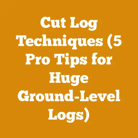 Cut Log Techniques (5 Pro Tips for Huge Ground-Level Logs)